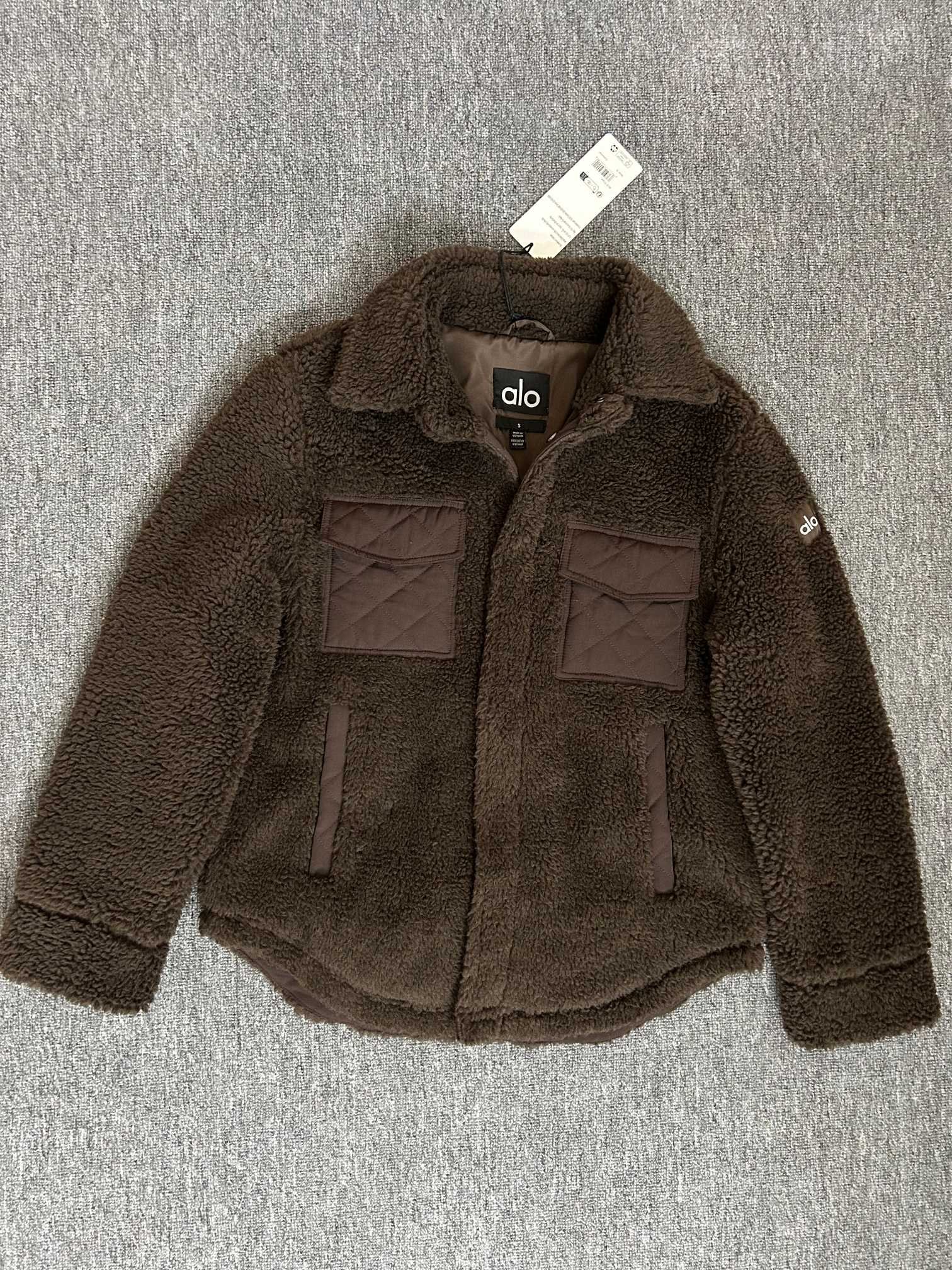 Alo jacket everyday coffee brown yoga