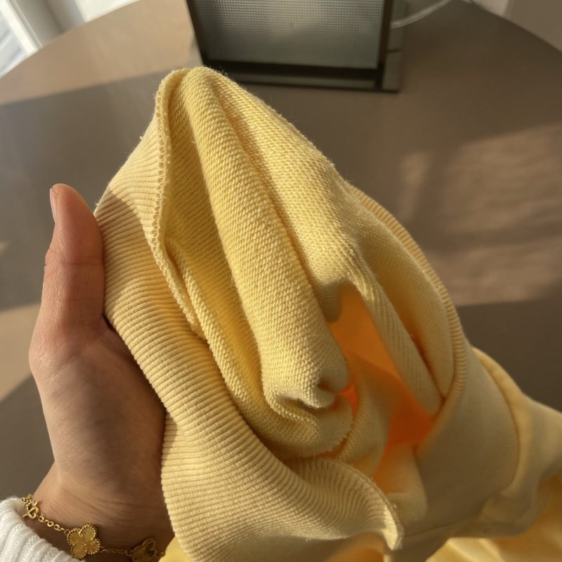 Sunlit Yellow Alo Long Sleeve: Soft Stretch for Yoga & Lounge