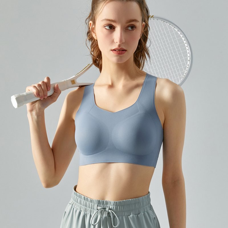 Lululemon sports bra training light blue