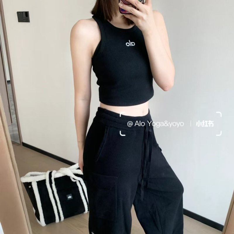 Alo tank everyday black yoga