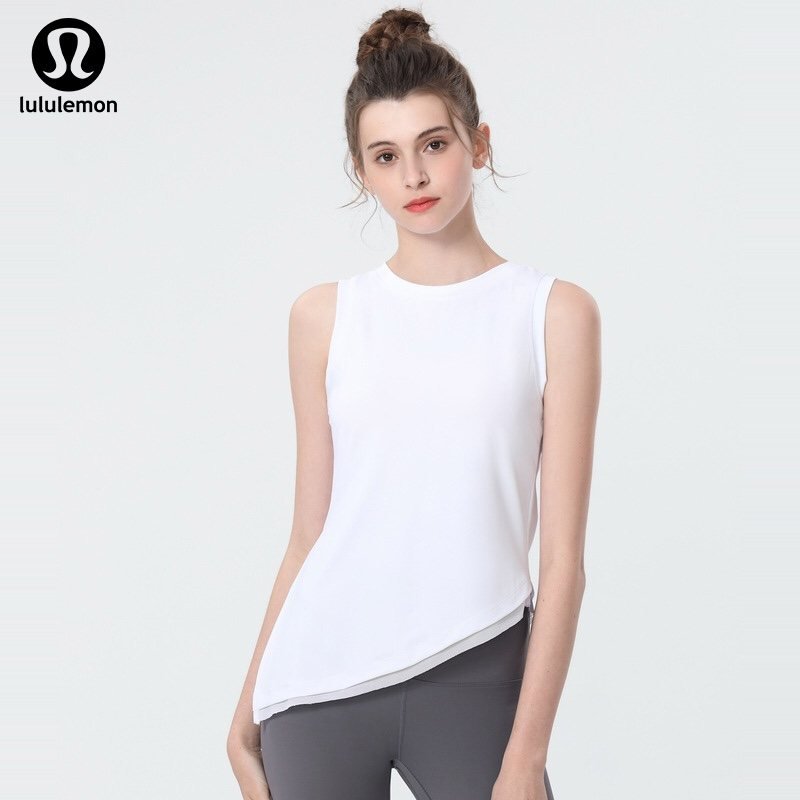 White Lululemon Yoga Tank: Premium Mat-Ready Fit