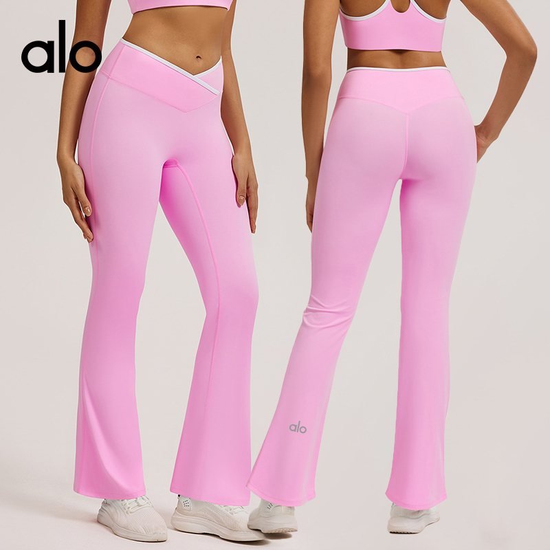 Alo Pink Leggings Review: High-Waist Fit for Hot Yoga