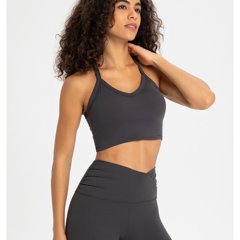 Lululemon Lulu Bra sports bra training dark gray yoga