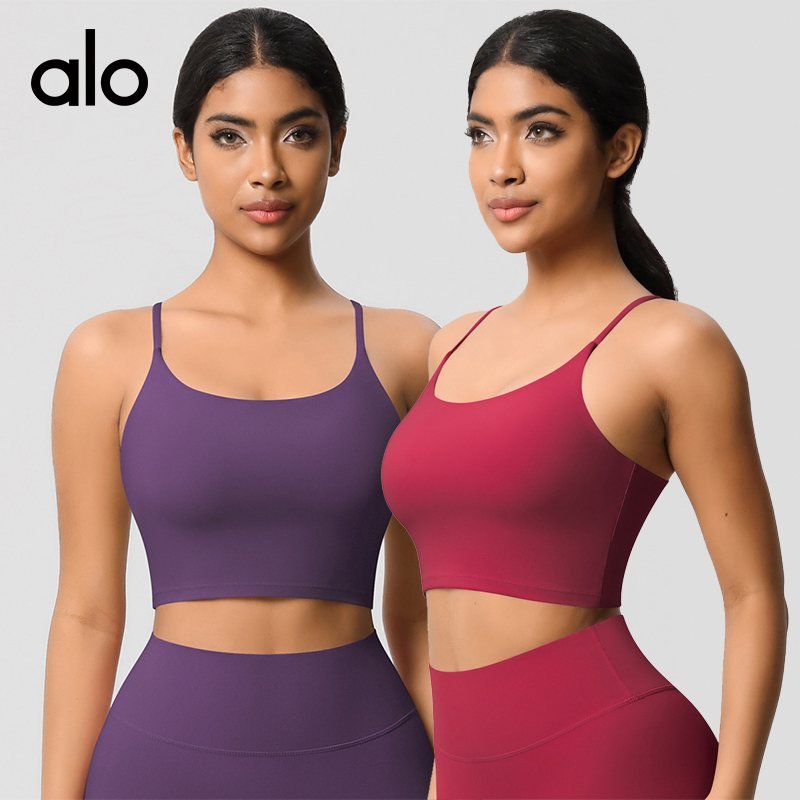Alo Purple Tank Top for Yoga and Casual Wear