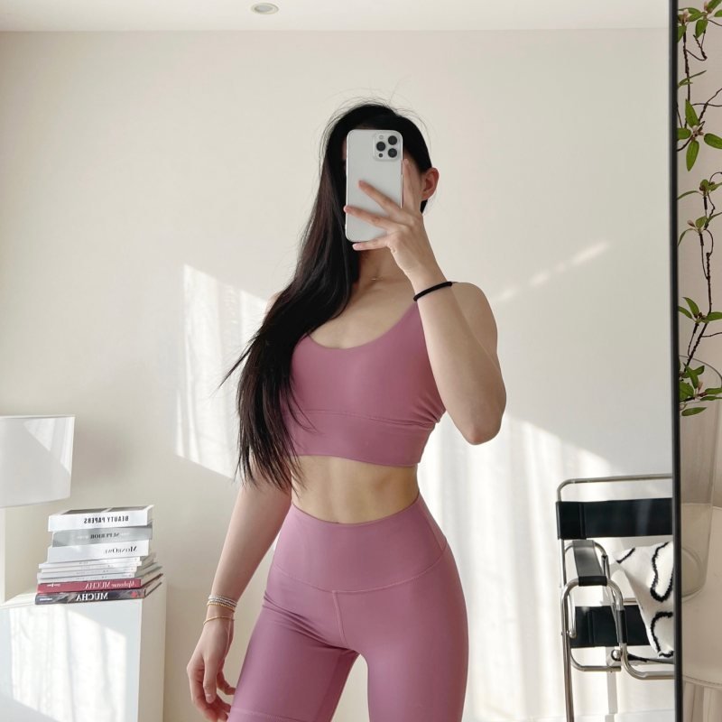 Lululemon Align set yoga pink | SLANTH YOGA SPORTS