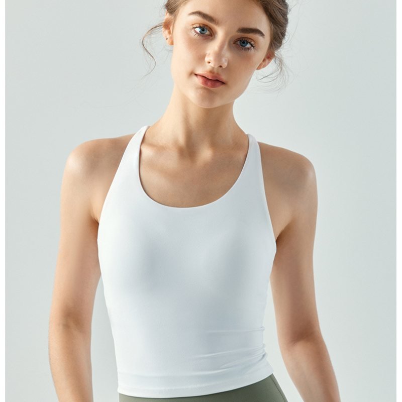 White Lululemon Yoga Tank: Breathable Fit for Studio