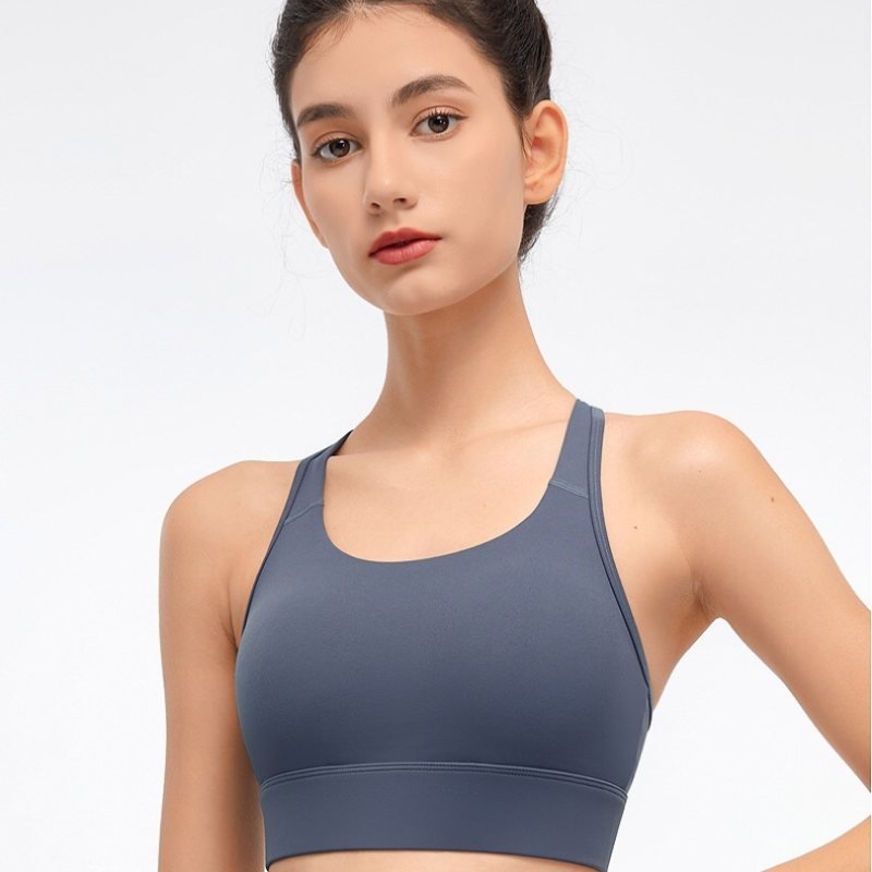 Lululemon sports bra training blue-gray yoga