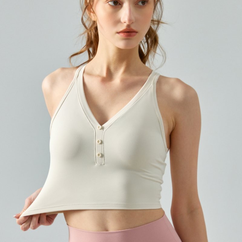 White Lululemon Yoga Tank: Performance Fabric, Everyday Fit