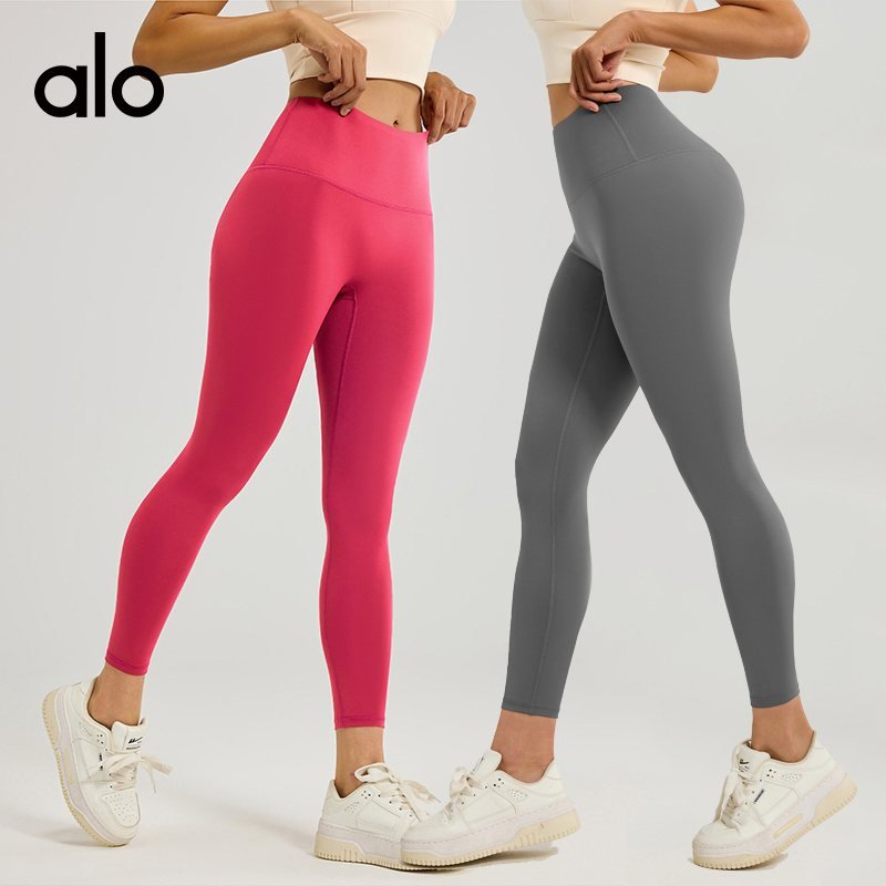 Alo Airlift leggings training pink gray tan yoga