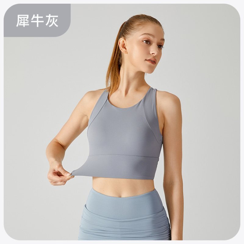 Lululemon sports bra training gray yoga