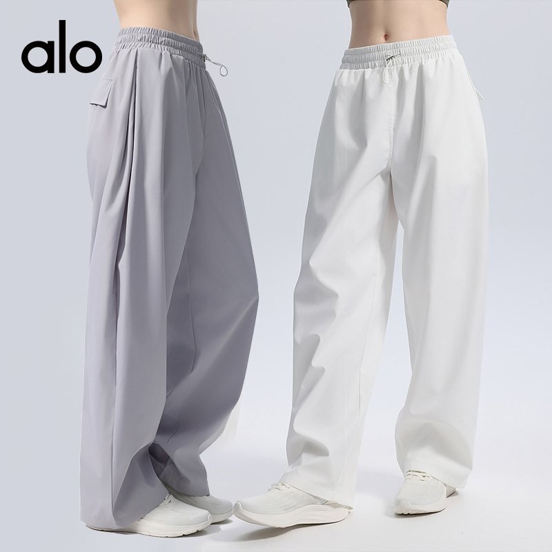 Alo Leggings aloyoga loose running fitness pants casual training yoga wear loose overalls trousers
