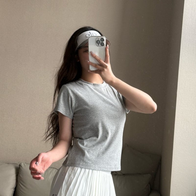 Alo t-shirt everyday heather gray yoga