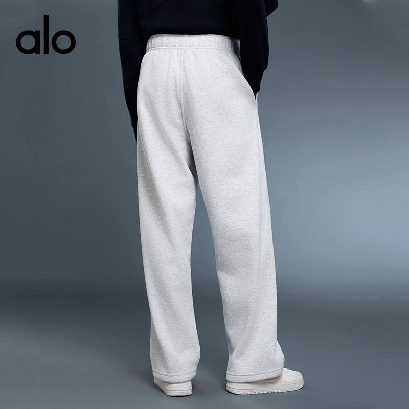 Alo Leggings aloyoga autumn and winter velvet trousers women s ankle drawstring loose casual sports pants