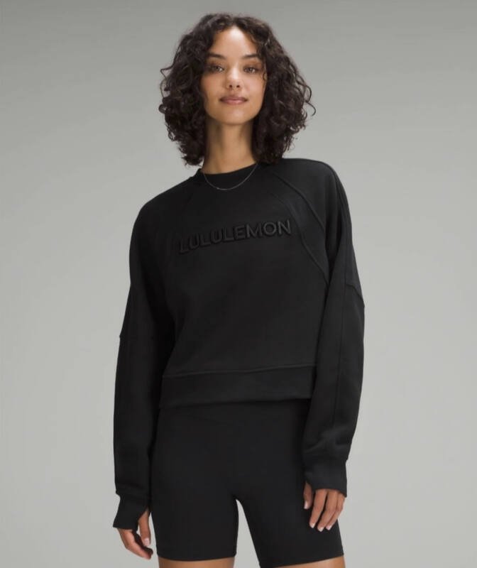 Lululemon Scuba long sleeve lounge navy yoga