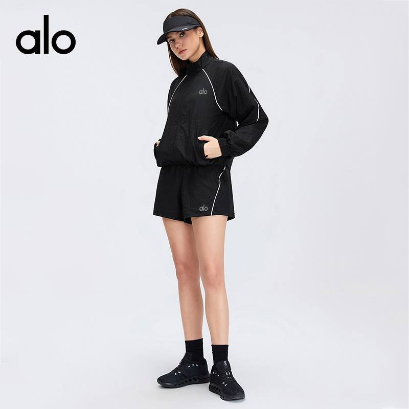 Alo jacket everyday lavender white yoga