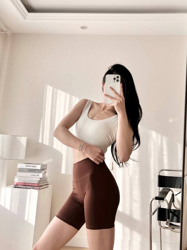 Lululemon Align shorts yoga brown
