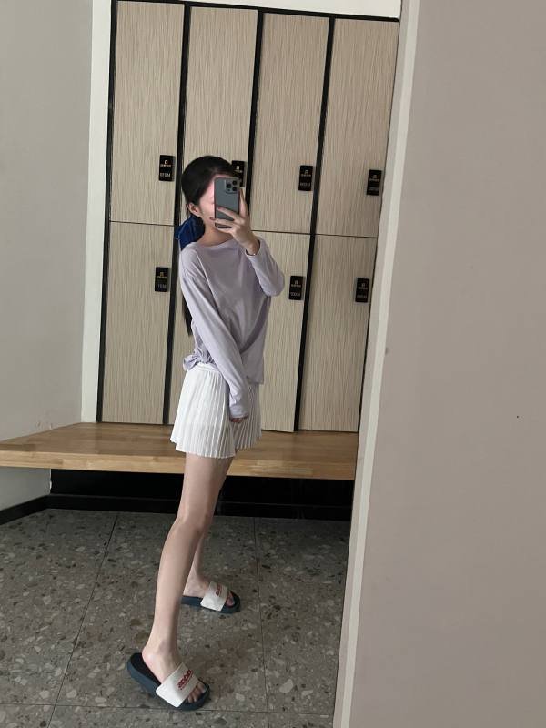 Lulu Camiseta holgada Lululemon de manga larga