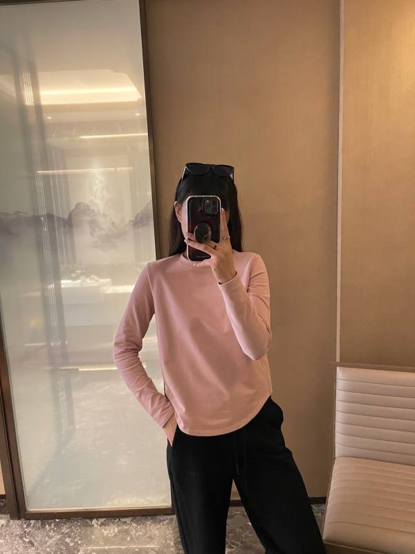 Lululemon long sleeve everyday light pink yoga