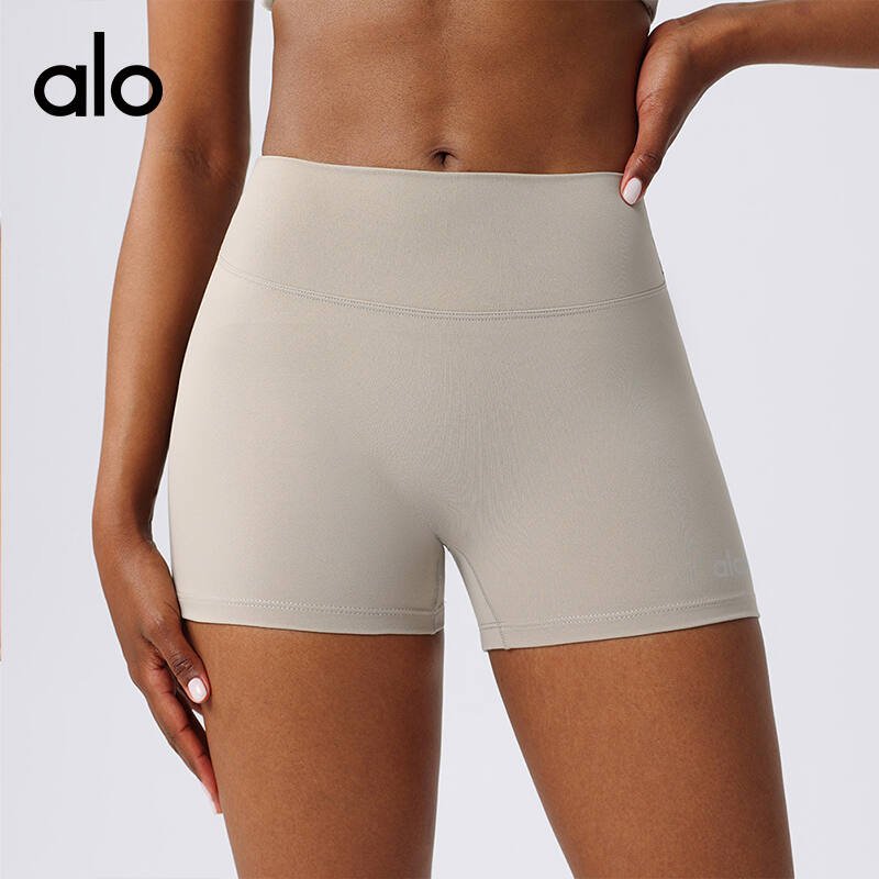 Alo shorts yoga brown and navy