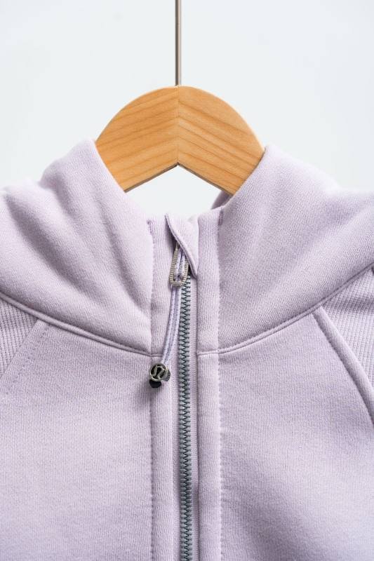 Lululemon Scuba jaqueta lounge lilás claro