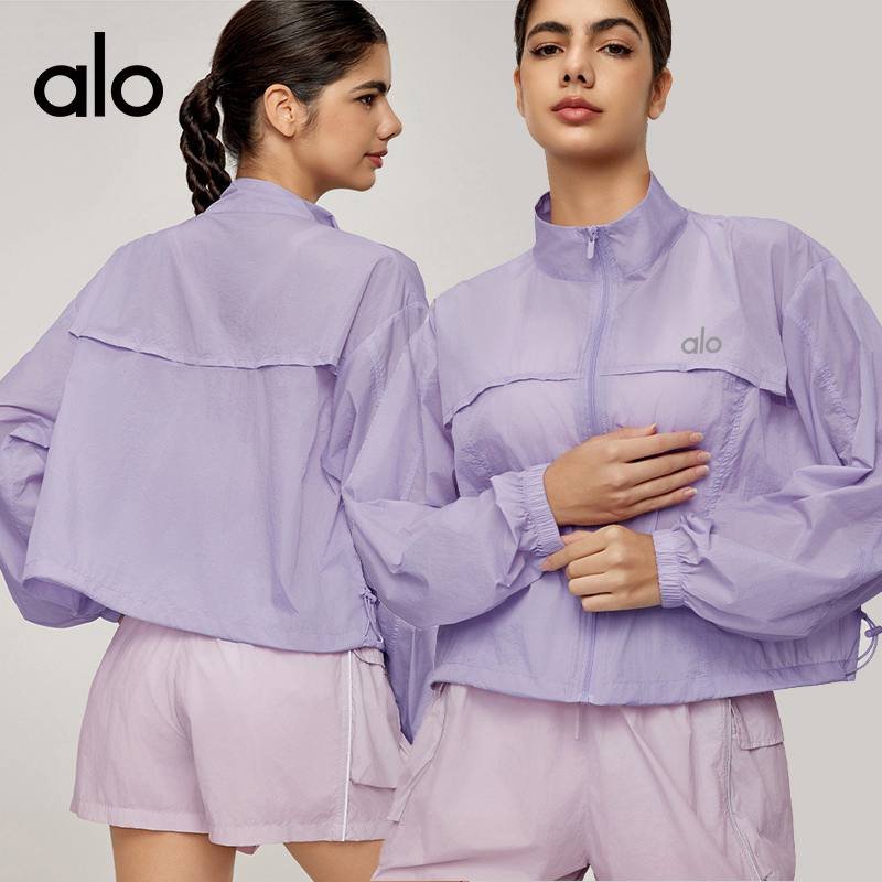Alo jacket everyday light lavender yoga