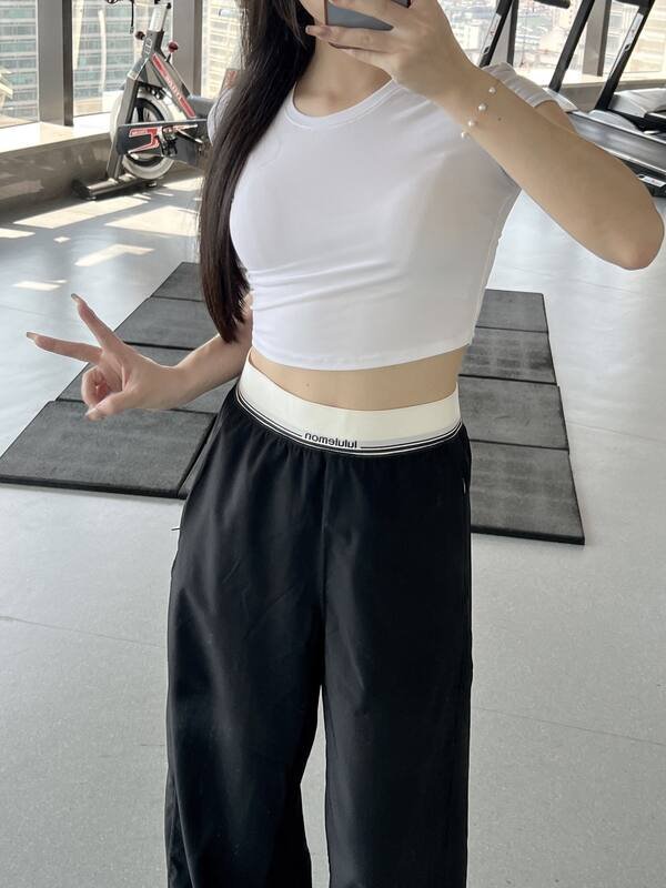 Lulu Leggings Lululemon rápida perna larga