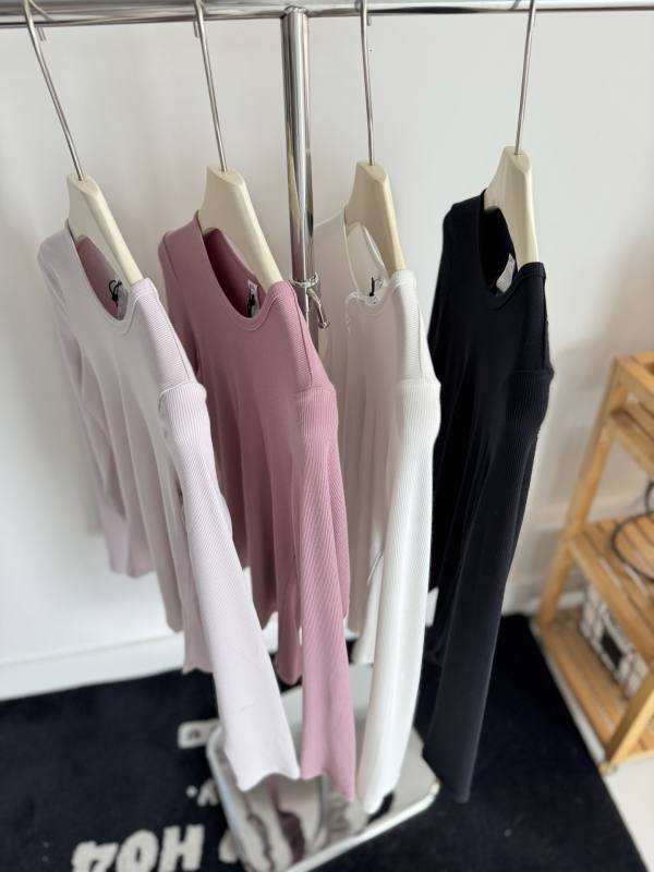 Alo long sleeve everyday light pink dusty rose ivory black