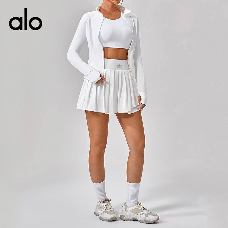 Alo long sleeve studio pink yoga