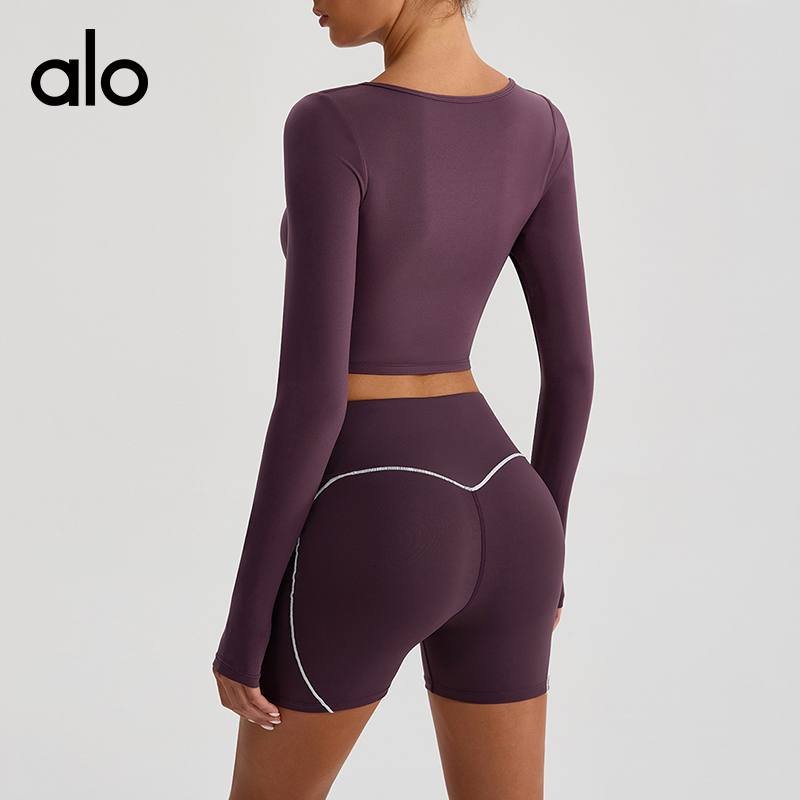 Alo set training red yoga