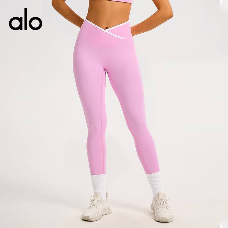 Alo leggings yoga pink