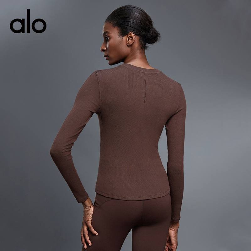 Alo long sleeve everyday brown