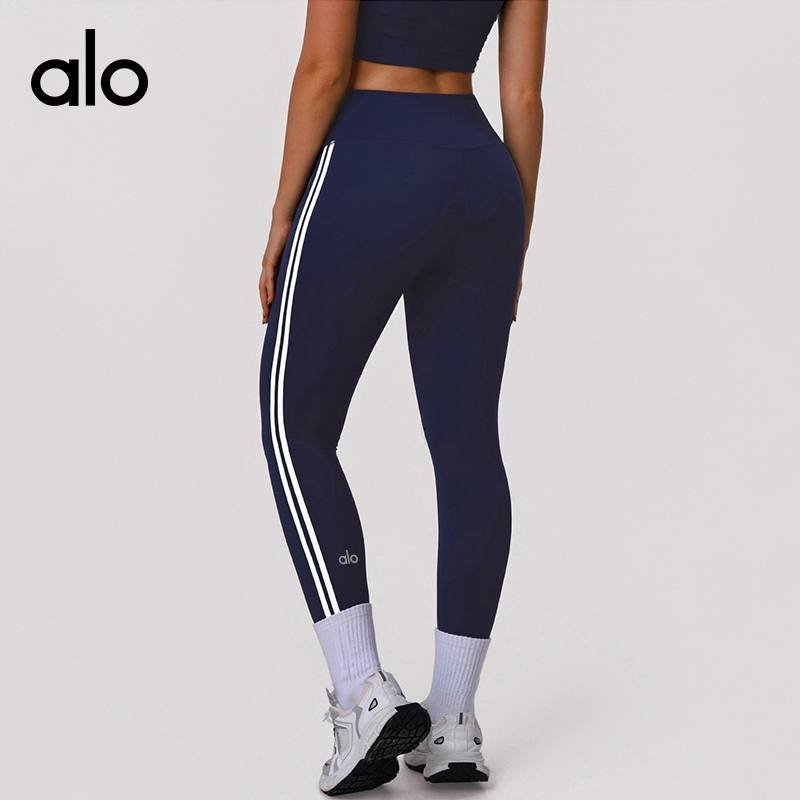 Alo tank studio navy yoga