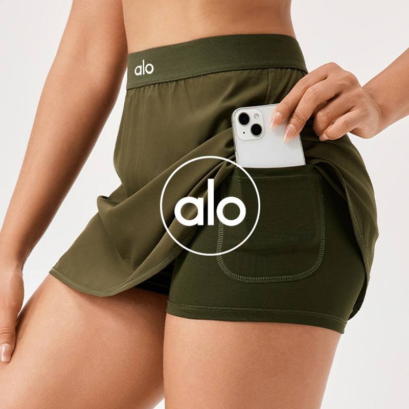 Alo skirt training olive green