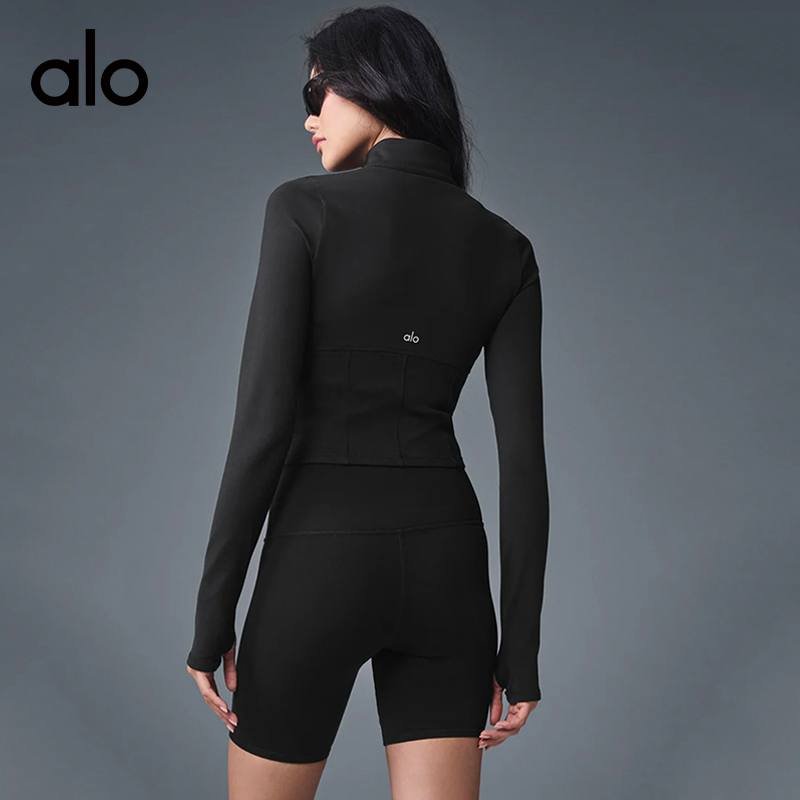 Alo jacket training white yoga