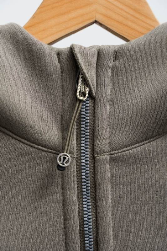 Lululemon Scuba jaqueta lounge verde-oliva
