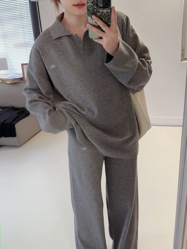 Alo conjunto lounge gris jaspeado