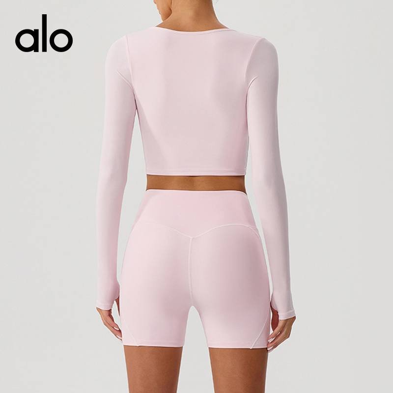Alo set training red yoga