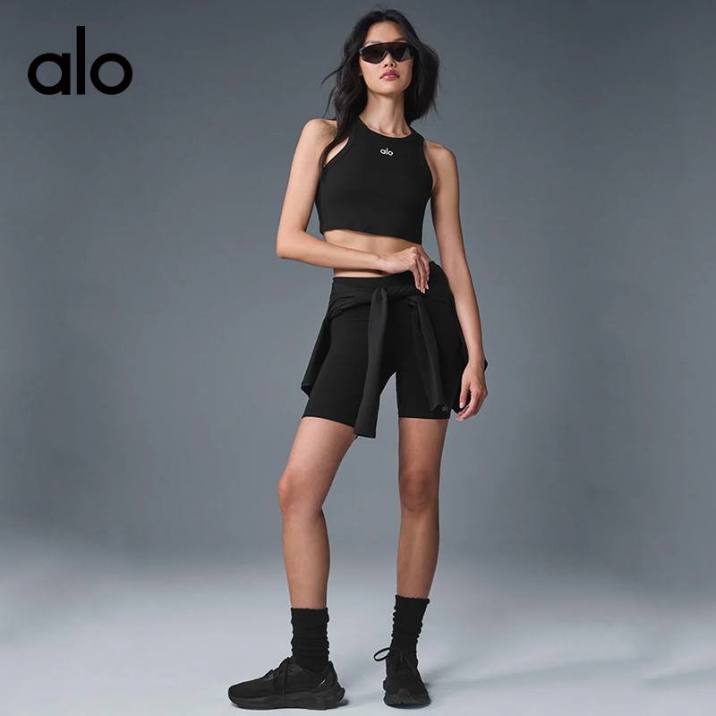 Alo tank training black yoga