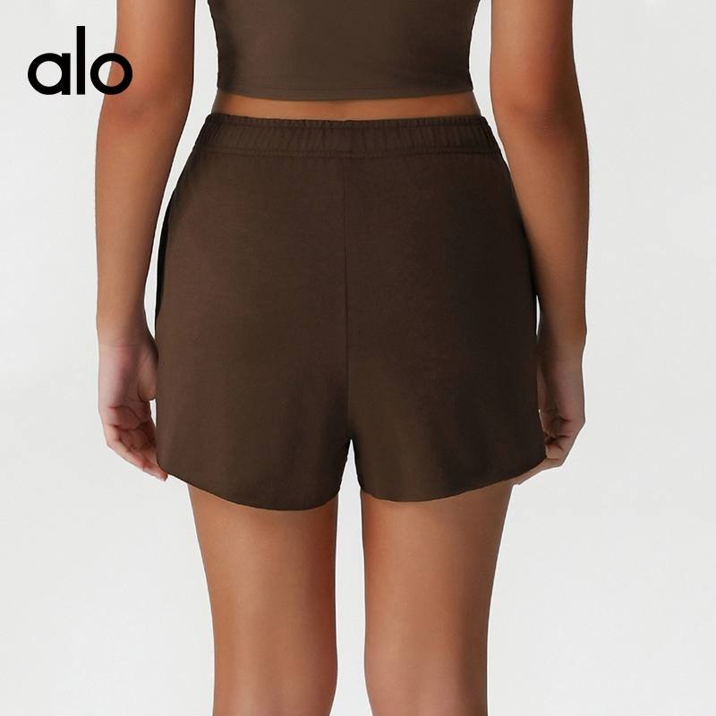 Pantaloncini Alo lounge marrone