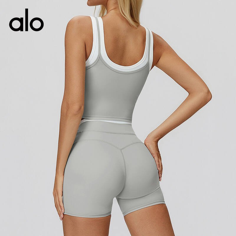 Alo tank yoga rosa