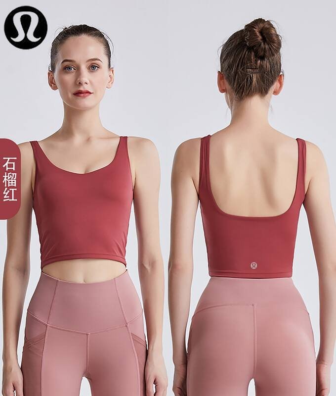 Lululemon tanque yoga piedra rojo