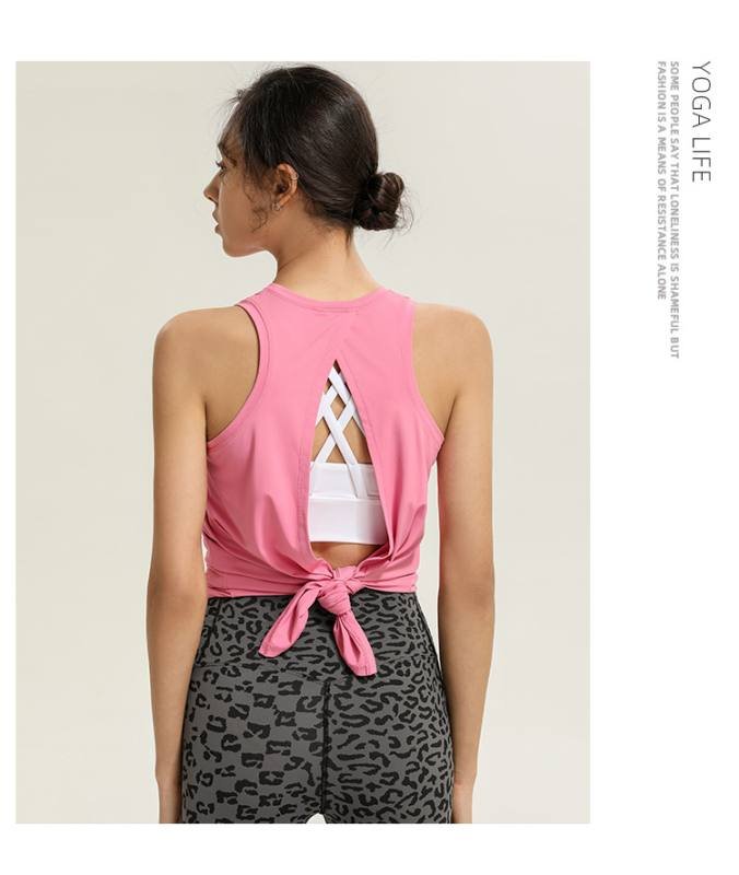 Canotta Lululemon yoga rosa