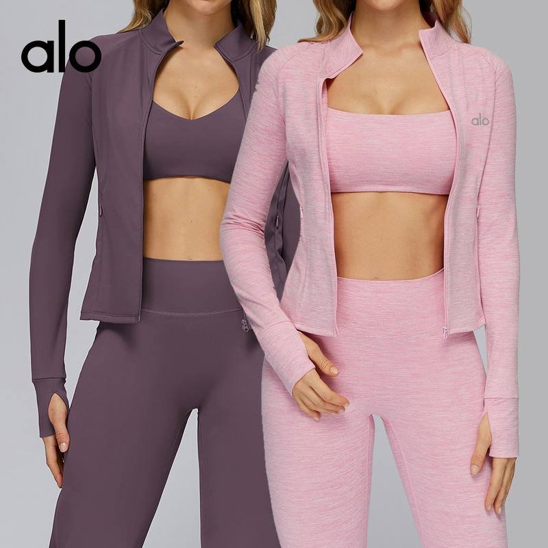 Alo jacket everyday light gray yoga