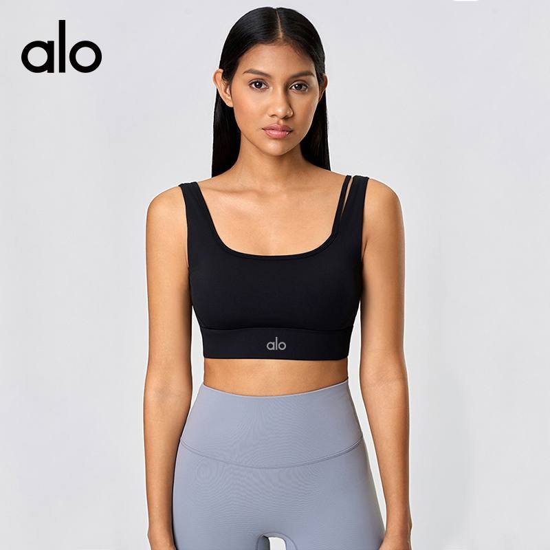 Alo sports bra yoga pink