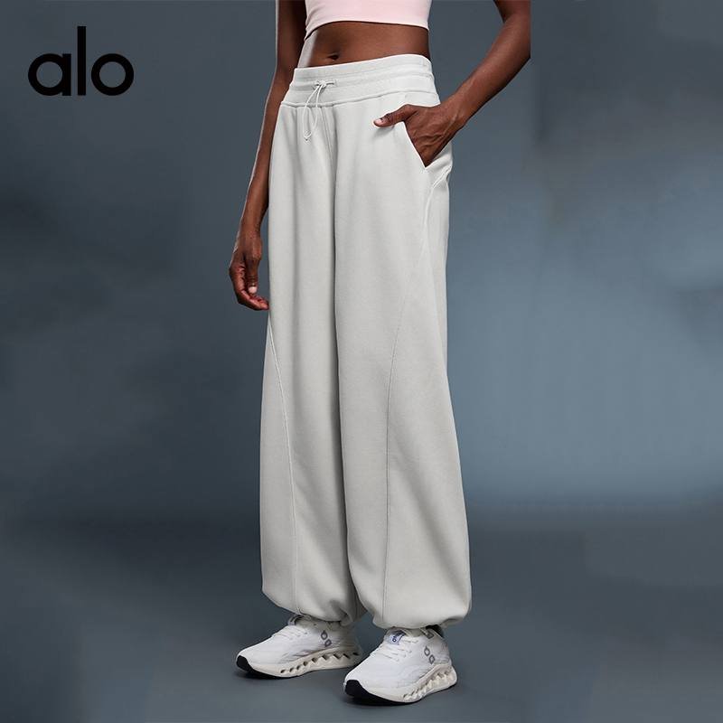 Pantaloni da uomo Alo lounge grigio chiaro