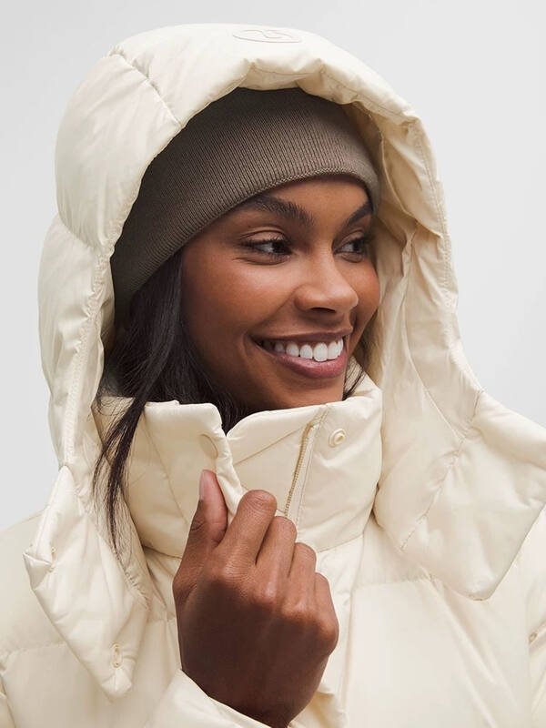 Lululemon Wunder Puff jaqueta todos os dias marfim
