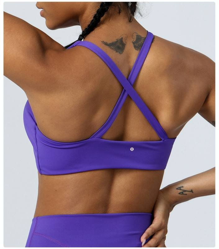 Lululemon soutien-gorge de sport yoga violet