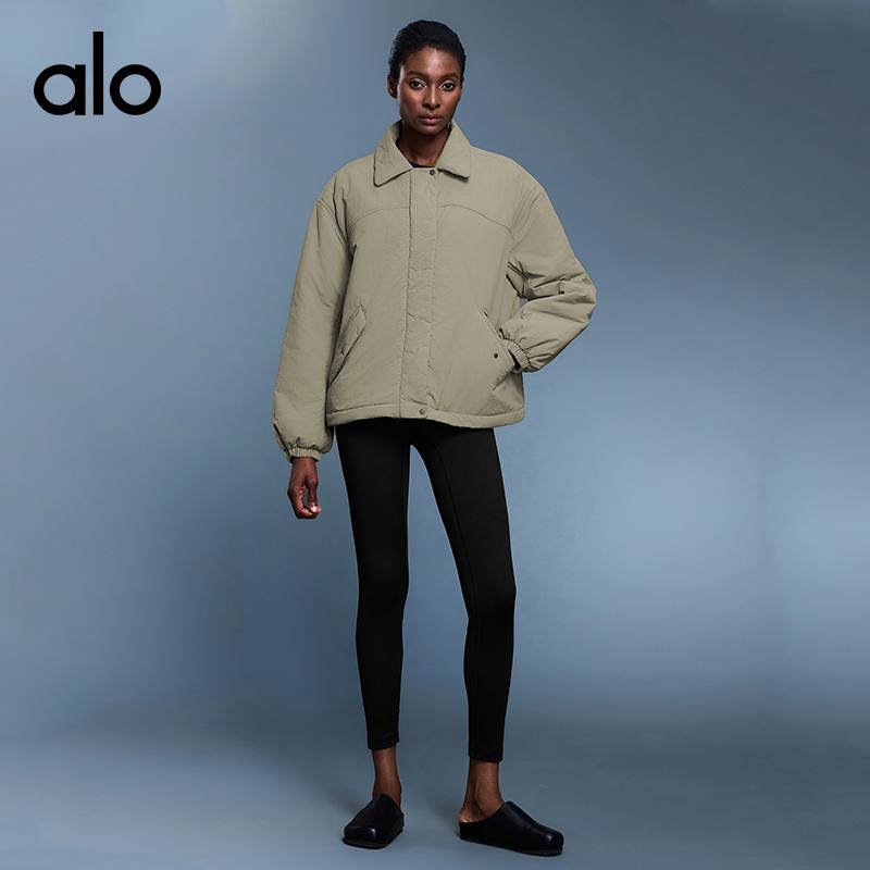 Alo jacket lounge white yoga