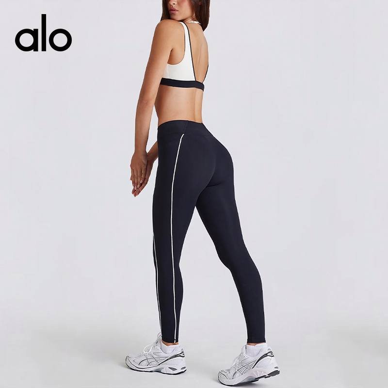 Alo sports bra training white yoga