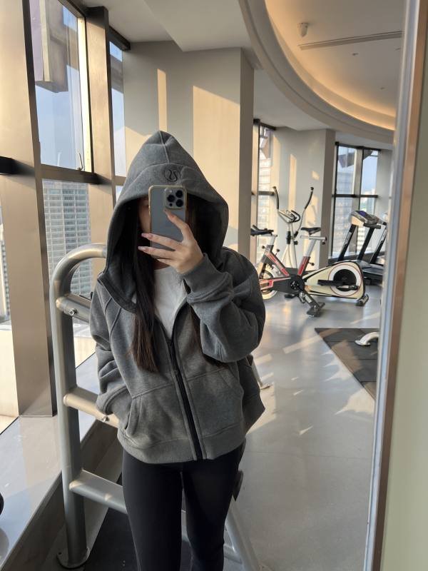 Lululemon Scuba jacket everyday dark gray yoga